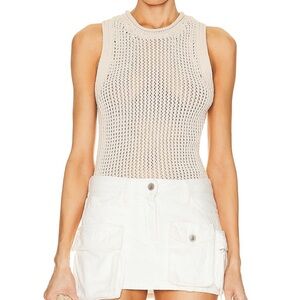 Dion Lee Cream Tank Top